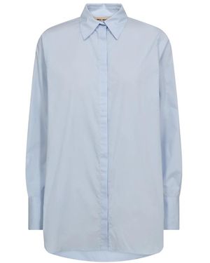 Mos Mosh Overhemden ,Blauw ,Katoen Mmenola Katoenen Shirt