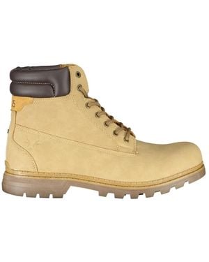 Carrera Lace-Up Boots - Natural