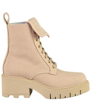 Chiara Ferragni Lace-Up Boots - Natural