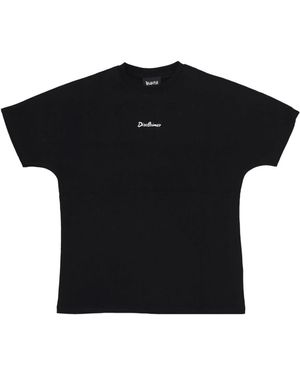 DISCLAIMER Logo T-Shirt Zwart/Wit Oversized Fit