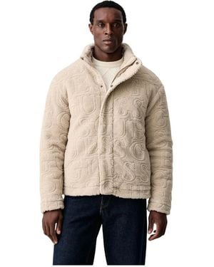 Guess Faux Fur & Shearling Jackets - Neutro