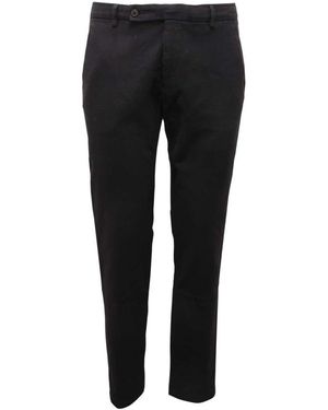 Berwich Slim-Fit Trousers - Black