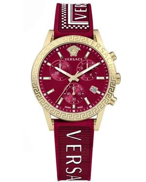 Versace Sport Tech 40 Mm - Rood