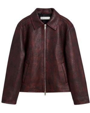 sunflower Kurze Lederjacke - Braun