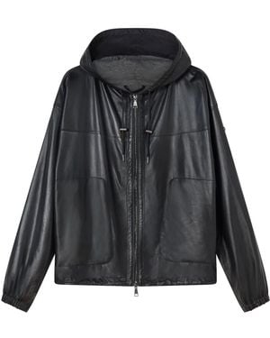 Add Leather Jackets - Negro