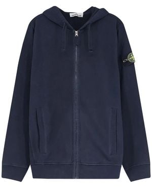 Stone Island Zip-Throughs - Azul