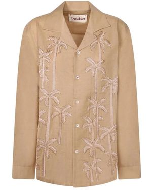 BAZISZT Casual Shirts - Natural