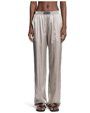 Tom Ford Wide Trousers - Grijs
