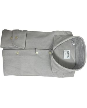fakts 6375 Slim Fit Shirt - Grau