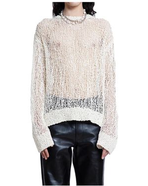Jil Sander Round-Neck Knitwear - White