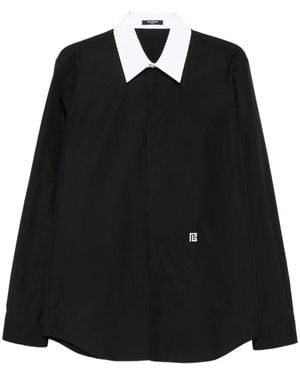 Balmain Casual Shirts - Black