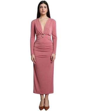 ViCOLO Midi Dresses - Rood
