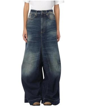 R13 Wide Jeans - Blue