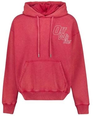 Off-White c/o Virgil Abloh Hoodies - Rood