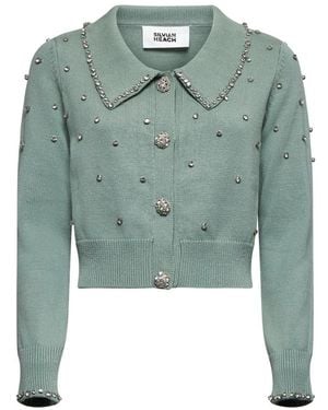 Silvian Heach Shirt Mit Kragen Und Schmuckdetails - Grün