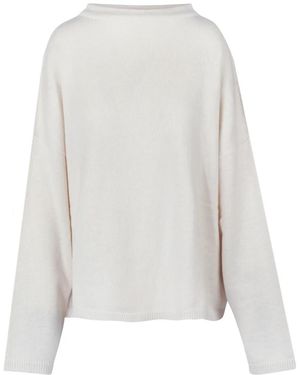 Liviana Conti Round-Neck Knitwear - White