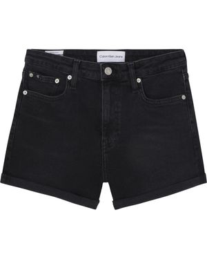Calvin Klein Denim Shorts - Black