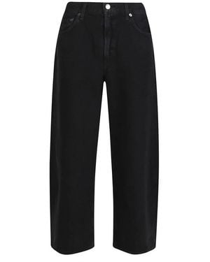 Agolde Jeans ,Zwart ,Denim Wide Jeans