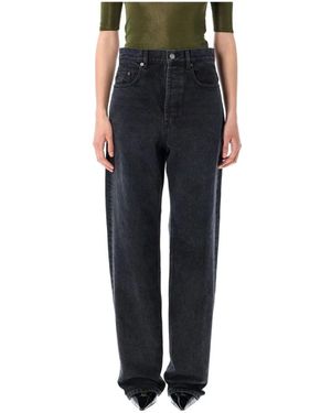 Saint Laurent Straight Jeans - Negro