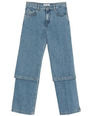 The Attico Wide Jeans - Blue