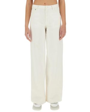A.P.C. Wide Trousers - Natural