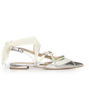 Pinko Ballerina Shoes - Metallic