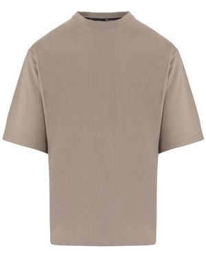 Jacquemus Tops ,Polyester Le Rond Carré T-Shirt - Naturel