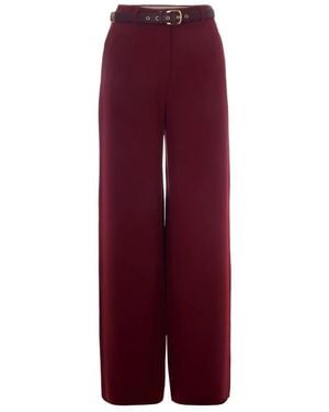 Max Mara Wijde Broek - Rood