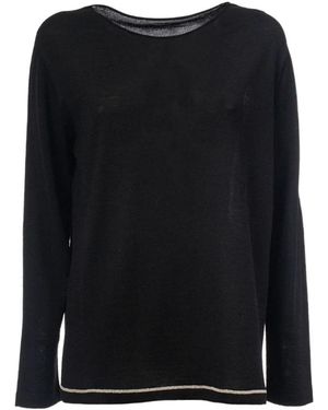 Le Tricot Perugia Round-Neck Knitwear - Black