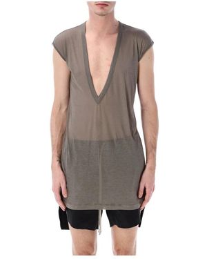Rick Owens Sleeveless Tops - Grey