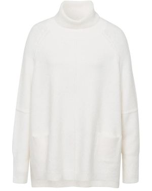 Tuzzi Essentials Stand Collar Sweater - Weiß