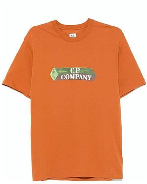 C.P. Company T-Shirts - Oranje
