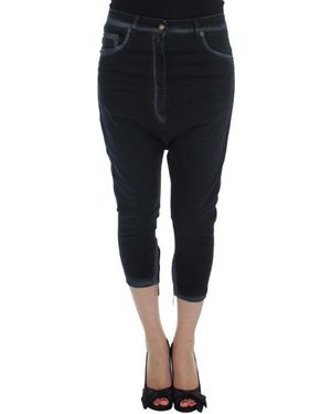 Roberto Cavalli Cropped Jeans - Black