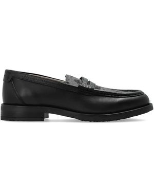 AllSaints Bloom Leder Loafer - Schwarz