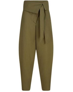 The Attico Wide Pants - Green