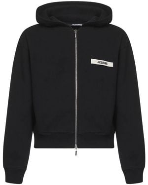Jacquemus Zip-Throughs - Black