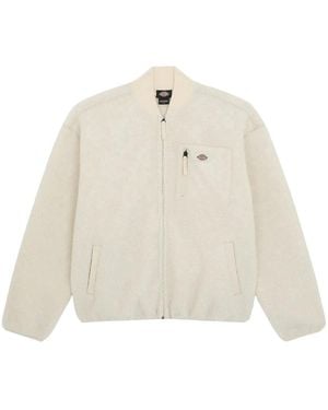 Dickies Jassen ,Polyester Central Sherpa Bomber - Wit
