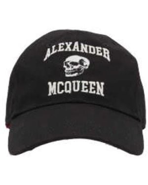 McQueen Caps - Black