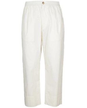 Amaranto Cropped Trousers - White