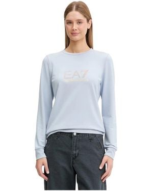 EA7 Sweatshirts - Blu