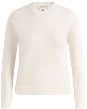 Max Mara Langer Strickpullover - Weiß