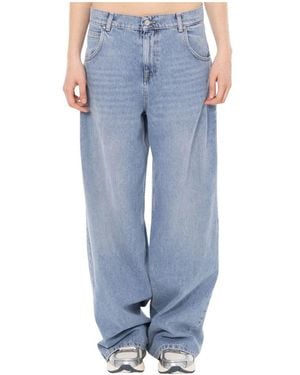 ViCOLO Jeans ,Blauw ,Katoen Mia Mid Wash Loose Jeans