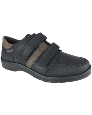 Mephisto Klettverschluss-Schuhe Eymar Stilvolles Design - Schwarz