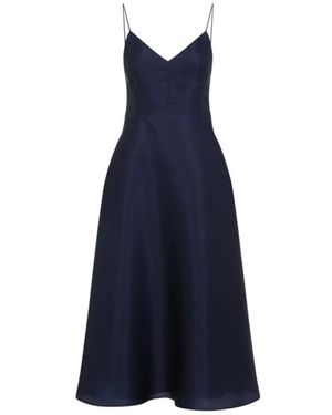 Alberta Ferretti Organza Dress - Blue