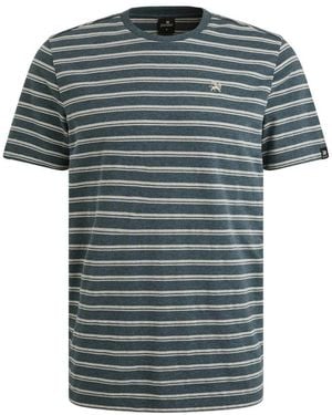 Vanguard Melange Jersey Korte Mouw T-Shirt - Grijs