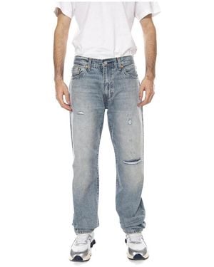 Levi's Jeans ,Blauw ,Katoen Straight Jeans - Grijs