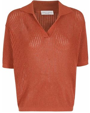Roberto Collina Polo Shirts - Naranja
