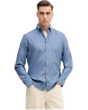 Hackett Casual Shirts - Bleu