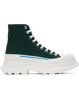 McQueen Tread Slick High-Top Sneakers - Groen