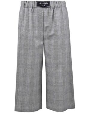 Ottod'Ame Cropped Trousers - Gris